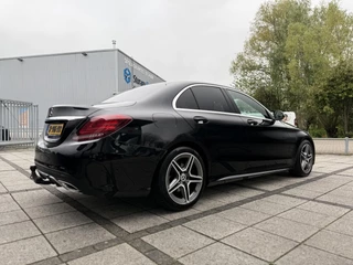 Mercedes-Benz C-Klasse Mercedes-Benz C-klasse 200d Aut. AMG Sport Ed. 160ps | Multibeam LED | Leder | Trekhaak | - afbeelding nr 6