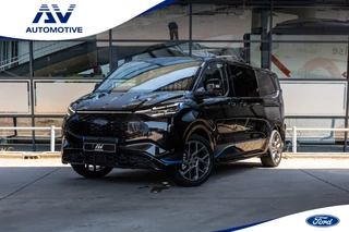 Ford E-Transit Custom 340 L2H1 DC Sport 65 kWh | Dubbel cabine | 350 KM Range | 360 Camera | Driving Assistant | L+R Schuifdeur | DSS LED | Middenconsole | 5-Zitter