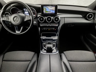 Mercedes-Benz C-Klasse 279Pk Automaat (GROOT NAVI, LUCHTVERING, CAMERA, LEDER, STOELVERWARMING, GETINT GLAS, ELEK SPORTSTOELEN, ELEK ACHTERKLEP, ZWART HEMEL, NIEUWE APK, NIEUWSTAAT) - afbeelding nr 6