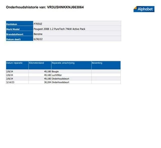Peugeot 2008 Peugeot 2008 1.2 100 pk Active Pack Navigatie | Led Koplampen| Lm velgen Clima |Cruise Control | Parkeersensoren |Carplay Android  Auto |NL Auto 1e Eigenaar Hoge Zit - afbeelding nr 47
