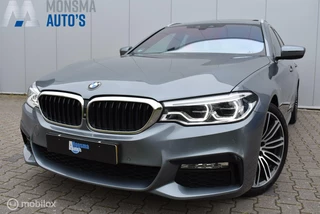 BMW 5 Serie BMW 520i Touring M-Sport Bluestone Pano Comfortstoel 360°Camera HUD Leder HiFi Adaptive LED 19