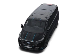 Ford Transit Custom Ford Transit Custom 320 2.5 PHEV L2H1 Sport DC 233pk | | Dubbele Cabine | Dubbele zijschuifdeur | Inklapbare trekhaak | 19 inch lichtmetalen Sport velgen (mat zwart) | Verwarmbaar stuurwiel | Navigatie systeem - afbeelding nr 3