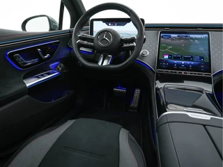 Mercedes-Benz EQE Mercedes-Benz EQE 350+ Launch-Edition AMG-Line 91 kWh [ 3-Fase ] Aut. *PANO | BURMESTER-SURROUND | ADAPTIVE-CRUISE | BLINDSPOT | LEATHER-MICROFIBRE | FULL-LED | AMBIENT-LIGHT | MEMORY-PACK | DIGI-COCKPIT | SPORT-SEATS | CAMERA | KEYLESS | DAB+ | CARPLAY | - afbeelding nr 7