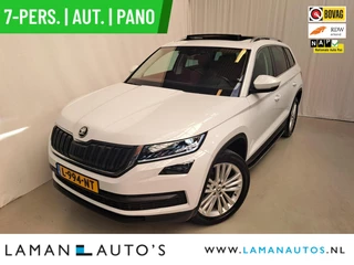 Škoda Kodiaq 1.5 TSI 150pk DSG Limited Business Edition Plus 7P Aut. | Panorama Open dak Virtual Leder/Alcantara CarPlay Trekhaak Canton ECC Navi LED ACC 19" Sirius LMV 360 Camera Side Assist Metallic | Voorschoten