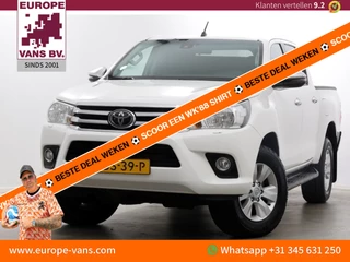 Toyota Hilux 2.4 D-4D-F 150pk E6 4WD 4x4 Double Cab Automaat 08-2019