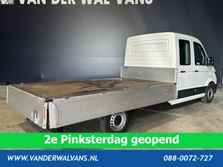 Volkswagen Crafter Volkswagen Crafter 2.0 TDI 140 pk Pick up Open laadbak Dubbele Cabine Euro6 Airco | 7-Zits | Navigatie | 2800kg Trekhaak Apple Carplay, Android Auto, Cruisecontrol, Chauffeursstoel - afbeelding nr 16
