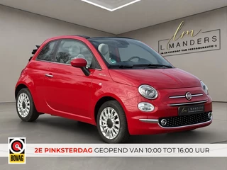 Fiat 500C 1.0 Hybrid Dolcevita 2021 ROOD | Cruise Control | Apple CarPlay