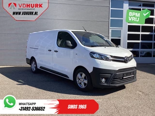 Toyota ProAce Worker 2.0 125 pk L3 Adapt.Cruise/ 2x Schuifdeur/ Head-Up/ Standkachel/ Stoelverw./ PDC/ LMV/ Trekhaak/ Airco