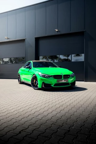 BMW M4 BMW 4-serie Coupé M4 Competition Headup 360View Keramisch Carbon Interieur Signal Green individual 43000km BJ2018 - afbeelding nr 11