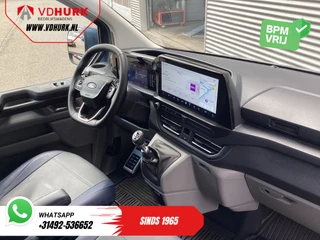 Ford Transit Custom Ford Transit Custom 300 2.0 TDCI 150 pk L2 Limited BPM VRIJ! Garantie tot 3-28'/ LED/ Adapt.Cruise/ Navi/ Stuurverw./ Stoelverw./ Carplay/ Camera/ PDC/ LMV/ Climate/ Trekhaak - afbeelding nr 3