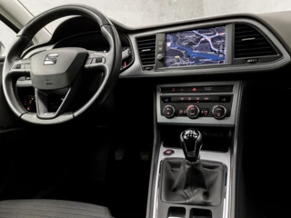 SEAT Leon 150Pk (APPLE CARPLAY, NAVIGATIE, CLIMATE, LED KOPLAMPEN, LEDER, CAMERA, SPORTSTOELEN, PARKEERSENSOREN, KEYLESS, NIEUWSTAAT) - afbeelding nr 7