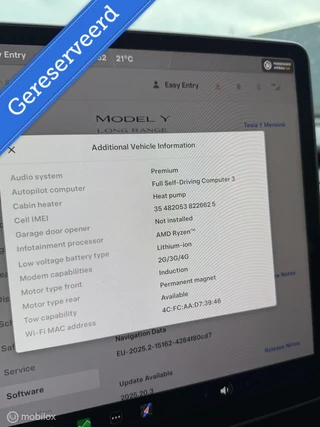 Tesla Model Y Tesla Model Y Long Range AWD 75 kWh 2023 Incl BTW TREKHAAK - afbeelding nr 16