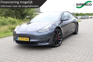 Tesla Model 3 Tesla Model 3 PERFORMANCE AWD 75 kWh dual motor 462pk chrome delete gray&black leder panodak stoelverwarming v+a autopilot - afbeelding nr 34