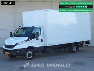 Iveco Daily 70C18 3.0L Automaat 1000KG Laadklep Luchtvering 180PK Dubbellucht Airco Cruise D'Hollandia Euro6 Meubelbak Koffer Bakwagen Airco Cruise control