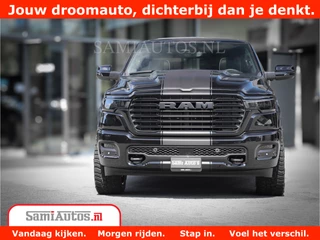 Dodge Ram 1500 Dodge Ram 1500 Laramie Night | Face Lift | 420Pk 636 Nn | Extra Groot Scherm + Passagiers Scherm | Comfortabele Dubbele Cabine met Royale 5 Zitplaatsen | BPM vrij | Nu Leverbaar uit Voorraad | Voorraad Nr  2220 - 5039 - afbeelding nr 2