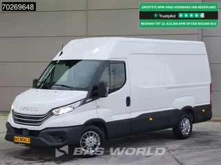 Iveco Daily 35S21 BPM VRIJ! 3.0L Automaat 210PK L2H2 3,5t Trekhaak ACC LED Airco Camera Parkeersensoren Tacho CarPlay Euro6 L2 12m3 Airco Trekhaak