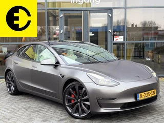 Tesla Model 3 Tesla Model 3 Performance AWD 75 kWh | Autopilot | Pano | mat grijze wrap - afbeelding nr 10