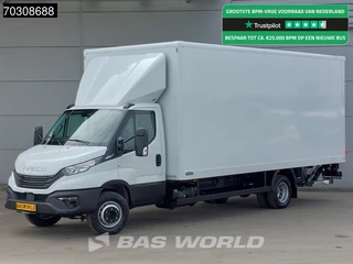 Iveco Daily 70C18 3.0L Automaat 1000KG Laadklep Bakwagen 180PK ACC Airco Camera CarPlay D'Hollandia Euro6 Meubelbak Koffer 7tons Airco