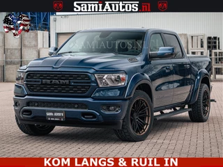 Dodge Ram Pick-Up SPORT | 5.7 V8 4x4 HEMI | PANORAMA DAK | GROOTSCHEM 12 INCH | LPG | Patriot Blue