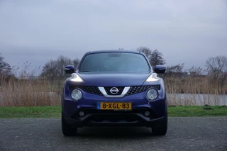 Nissan Juke Nissan Juke 1.2 DIG-T S/S Tekna | Ink Blue | Schuif-/Opendak/Leder/NAV/LED - Gaaf! - afbeelding nr 4