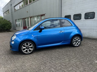 Fiat 500C Fiat 500C Cabrio Blauw 2014 0.9 TwinAir Turbo 500S | Xenon | Clima | PDC | - afbeelding nr 2