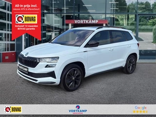 Škoda Karoq 2.0 TDI DSG 4X4 SPORTLINE TREKHAAK/PANO-DAK/CAM/ELEK-KLEP/CRUISE/STOELVERW