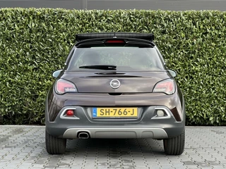 Opel ADAM Opel ADAM 1.0 TURBO ROCKS, LEDER, ECC-AIRCO, CRUISE, LINNENDAK, STOELVERWARMING, STUURVERWARMING, OPEN DAK, LICHTMETAAL 17