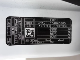 Ford Transit Custom Ford Transit Custom 130pk Automaat L2H1 Trend Navigatie Camera Apple Carplay/ Android auto Trekhaak Airco Cruise Control - afbeelding nr 46
