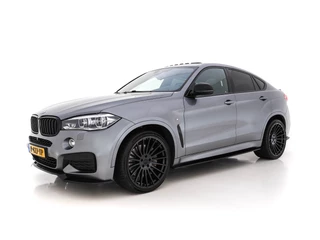 BMW X6 Aut. *PANO | DAKOTA-FULL-LEATHER | FULL-LED | MEMORY-PACK | HARMAN/KARDON-AUDIO | SHIFT-PADDLES | KEYLESS | SURROUND-VIEW | NAVI-FULLMAP | HEAD-UP | DAB | SPORT-SEATS | 22''ALU* - afbeelding nr 3