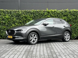 Mazda CX-30 2.5 e-SkyActiv-G M Hybrid Exclusive-line, NL AUTO, NAP LOGISCH, NAVIGATIE, CARPLAY, 360 CAMERA, DODEHOEK, HUD, DAB, CRUISE CONTROL, CLIMATE CONTROL, STOEL/STUURVERWARMING, LICHTMETAAL 18"