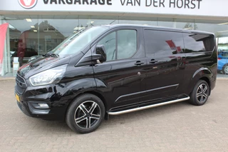 Ford Transit Custom Keurige nette en luxe Ford Transit Custom, slechts 47.000km !. Airco, schuifdeur li+re, LM wielen, stoel-, spiegel- en voorraamverw., side en lane assist, 3-zits, navigatie, telefoonvoorb., camera, pdc v+a, cruise cntrl etc. - afbeelding nr 2