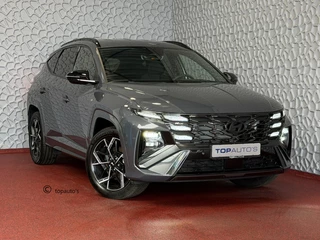 Hyundai Tucson ONGEBRUIKTE AUTO 1.6 T-GDI PHEV N-LINE CAMERA ELEK.KLEP ELEK.STOEL/GEHEUG.VERW/GEKOELD SUBWFR 19''LMV ZWARTE HEMEL STUURVERW.