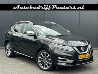 Nissan QASHQAI Nissan QASHQAI 1.3 Dig-T Tekna P-dak Leder LED Camera Carplay 19inch NL-auto - afbeelding nr 1