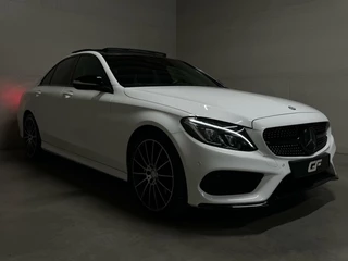 Mercedes-Benz C-Klasse Mercedes C-klasse 400 4MATIC V6 AMG Pano Burmester HUD Lucht - afbeelding nr 13
