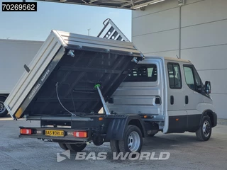 Iveco Daily Iveco Daily 35C21 3 zijdige Kipper Dubbel Cabine 210PK 3.0L Dubbellucht Airco Cruise LED Camera Tipper Benne Kieper 2m3 Airco Dubbel cabine - afbeelding nr 8