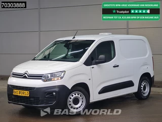 Citroën Berlingo 130PK Automaat Navi Airco Cruise Parkeersensoren Werkplaatsinrichting Euro6 L1 Kompakt Airco Cruise control