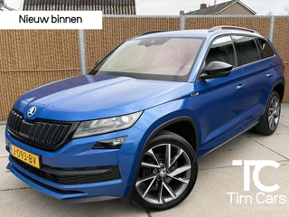 Škoda Kodiaq 1.5 TSI Sportline Business Automaat | Grootscherm navigatiesysteem | Adaptieve cruise control | Voorruitverwarming | Stoelverwarming voor en achter | Canton HiFi | Keyless | Achteruitrijcamera | Parkeersensoren voor en achter