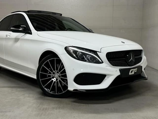 Mercedes-Benz C-Klasse Mercedes C-klasse 400 4MATIC V6 AMG Pano Burmester HUD Lucht - afbeelding nr 62