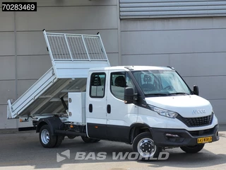Iveco Daily Iveco Daily 35C16 3.0L Kipper met Kist Dubbel Cabine Dubbellucht 3,5t Trekhaak Navi Airco Cruise Camera Euro6 Kieper Tipper Benne 2m3 Airco Trekhaak Cruise control - afbeelding nr 3