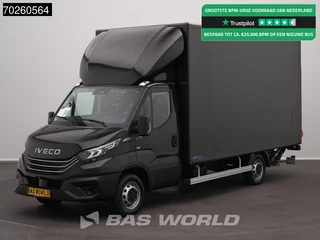 Iveco Daily 35S21 BPM VRIJ! 3.0L Automaat Laadklep Zijdeur ACC LED CarPlay Lat om Lat D'Hollandia 3,5t Trekvermogen Meubelbak Koffer Bakwagen Airco