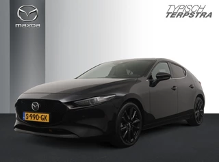 Mazda 3 e-Skyactiv X 186 Luxury | rood leer pakket | 1e eigenaar