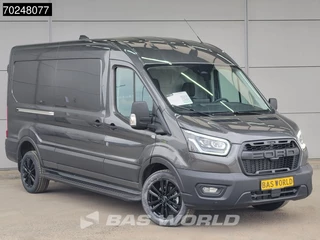 Ford Transit Ford Transit 165pk Automaat Black Edition 2025 model Dubbele schuifdeur L3H2 ACC 360camera Navi CarPlay Xenon Camera 11m3 Airco - afbeelding nr 2
