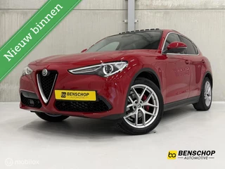 Alfa Romeo Stelvio 2.0 T AWD First Edition Alfa Rosso Panodak Leer Navi Memory 20 inch