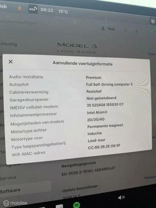Tesla Model 3 Tesla Model 3 Long Range AWD 75 kWh Dual Motor Incl. BTW - afbeelding nr 17