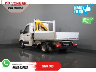 Volkswagen Crafter Volkswagen Crafter 50 165 pk Effer 352S Kraan/ Crane/ Kran/ Autokran/ PTO/ Open laadbak/ Dubbel Lucht - afbeelding nr 3