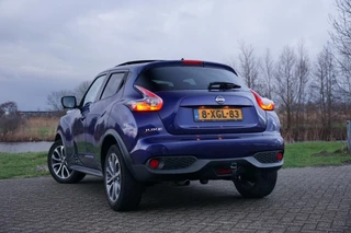 Nissan Juke Nissan Juke 1.2 DIG-T S/S Tekna | Ink Blue | Schuif-/Opendak/Leder/NAV/LED - Gaaf! - afbeelding nr 8