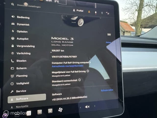 Tesla Model 3 Tesla Model 3 Long Range AWD 75 | INCL FSD! | Wit interieur - afbeelding nr 7