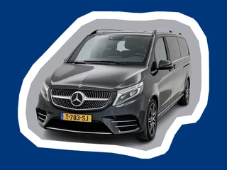 Mercedes-Benz V-Klasse 300d Extra Lang Avantgarde Edition AMG-Line 7 zitplaatsen Incl. BPM Koelkast Nappa Leder Burmester audio