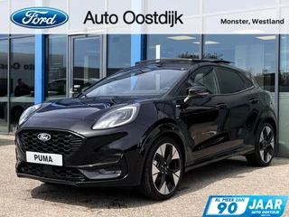 Ford Puma 1.0 EcoBoost Hybrid ST-Line X 155PK Automaat Afn. Trekhaak Panodak Winterpack Adaptieve Cruise 19" Velgen Camera B&O Keyless Matrix-LED Climate Privacy Glass *Full-Options*