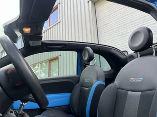 Fiat 500C Fiat 500C Cabrio Blauw 2014 0.9 TwinAir Turbo 500S | Xenon | Clima | PDC | - afbeelding nr 10